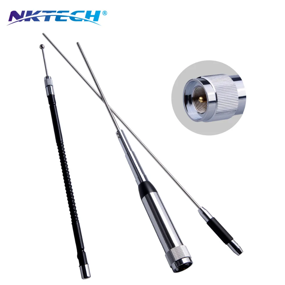 Nktech nk-9900 Quad Band нержавеющей Телевизионные антенны 10 м/6 м/2 м/70 см 60/150 вт для TYT TH-9800