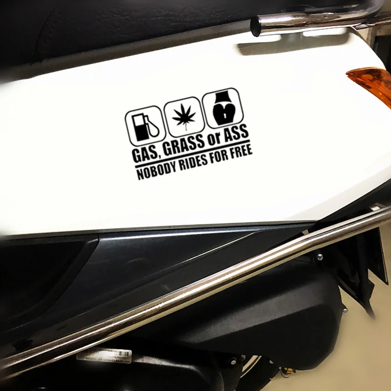 GASS Трава Или Задница JDM Наклейка виниловая Diy стикер для грузовика