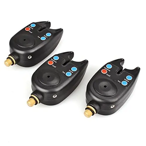 

3 Pcs of (Good deal 3 X Alarm Detectors Key Indicator Of FishingLED Visual Acoustic With Battery)