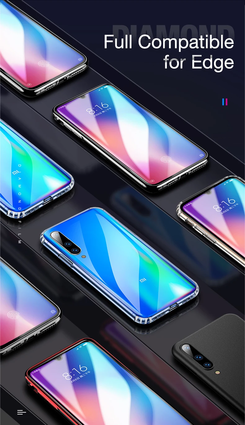 CAFELE стекло для Xiaomi 9 защитное закаленное стекло для Xiaomi 9 Защита экрана полное покрытие для Xiaomi 9 ультра-тонкий