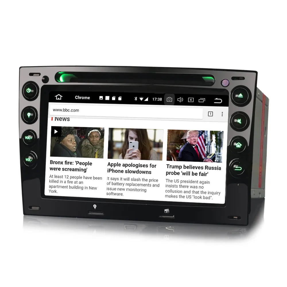 Автомобильный мультимедийный плеер Erisin ES4813M 7 &quot Android 9 0 DVD GPS радио для Renault