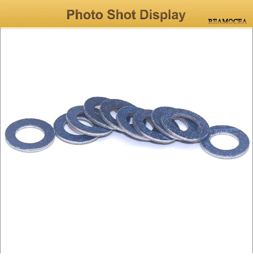 Reamocea 10Pcs 9043012031 Oil Drain Plug Washer Gasket For Lexus ES350 GX460 IS250 Toyota Camry Corolla Celica RAV4 Scion xA tC (13)