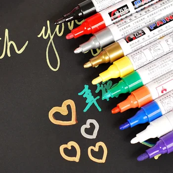 

10pcs color paint pen album DIY cardboard hand-painted graffiti pen pens