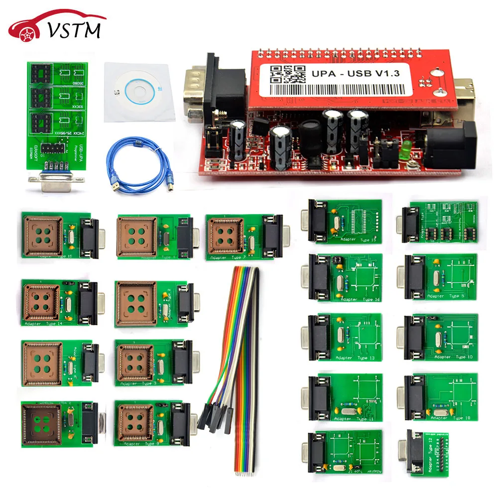 

Original UPA USB Programmer V1.3 for Sale UPA USB Adapter ECU Chip Tunning UPA-USB UPA USB 1.3 With Full Adapter