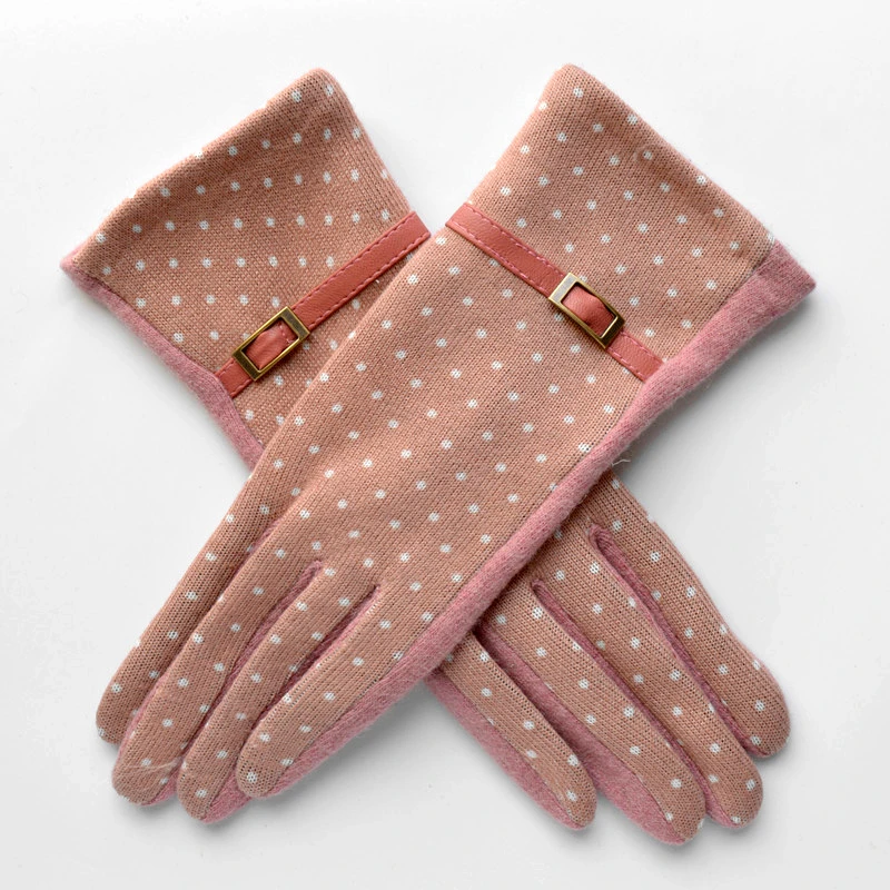 Gants à la mode hiver femmes épais cachemire