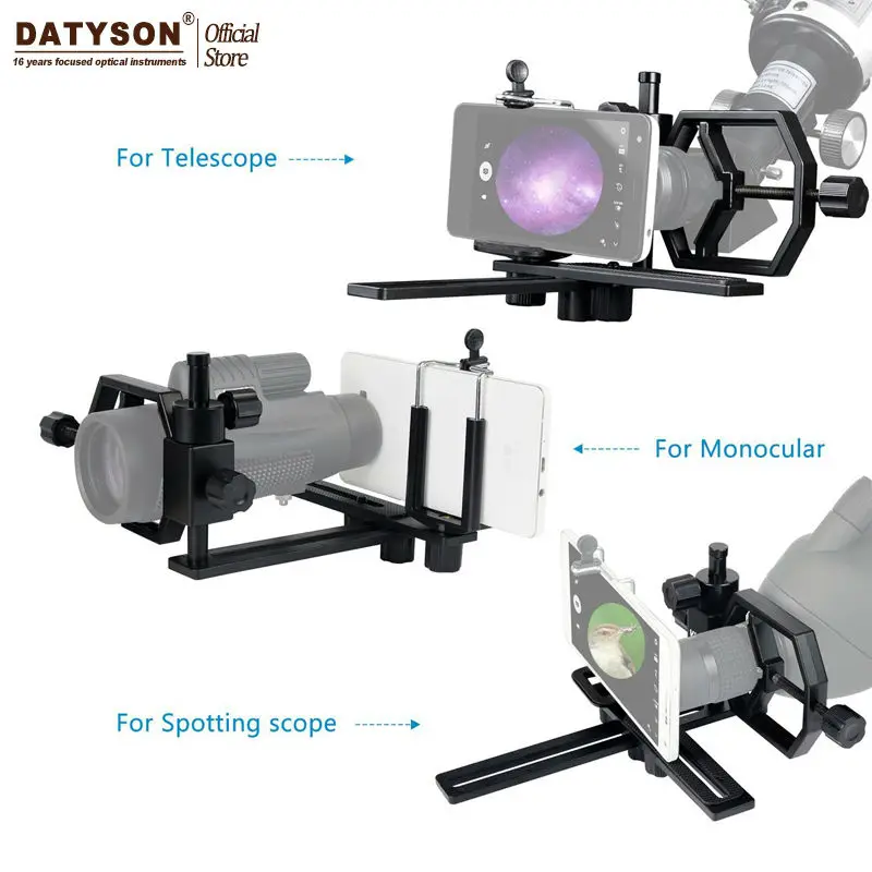 Datyson универсальная цифровая камера Сотовый телефон Кронштейн Поддержка держатель крепление зрительные прицелы телескоп адаптер Многофункциональный