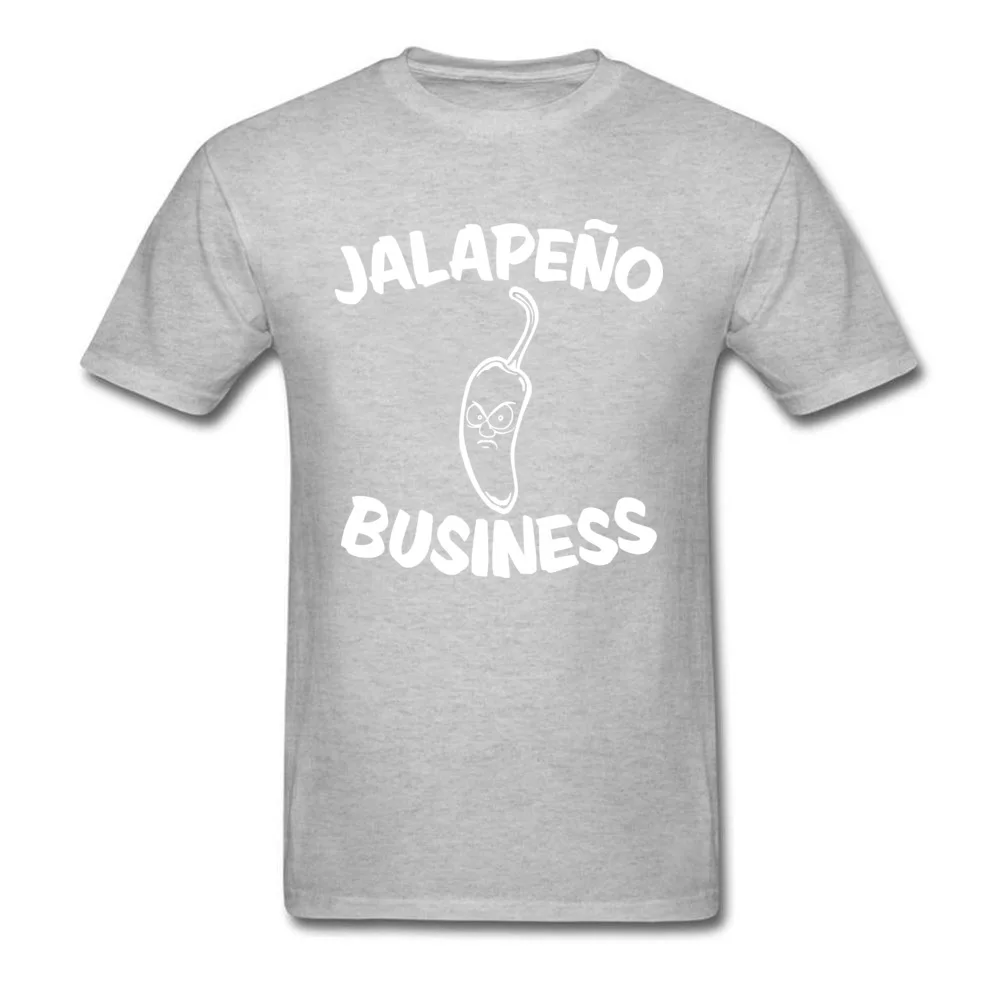 Jalapeno Business Printed Labor Day 100% Cotton Round Collar Men Tops Shirts Crazy T Shirt 2018 New Short Sleeve Tshirts Jalapeno Business grey