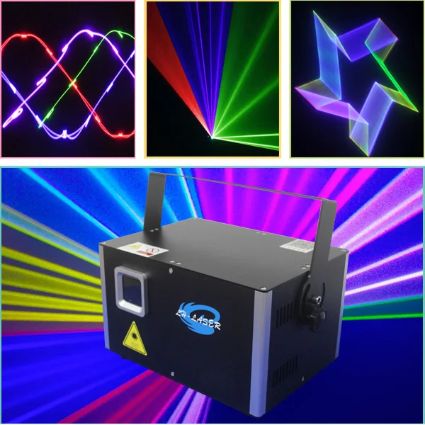 

4.5W DMX 512 full color animation ILDA SD Card laser projector for disco club show