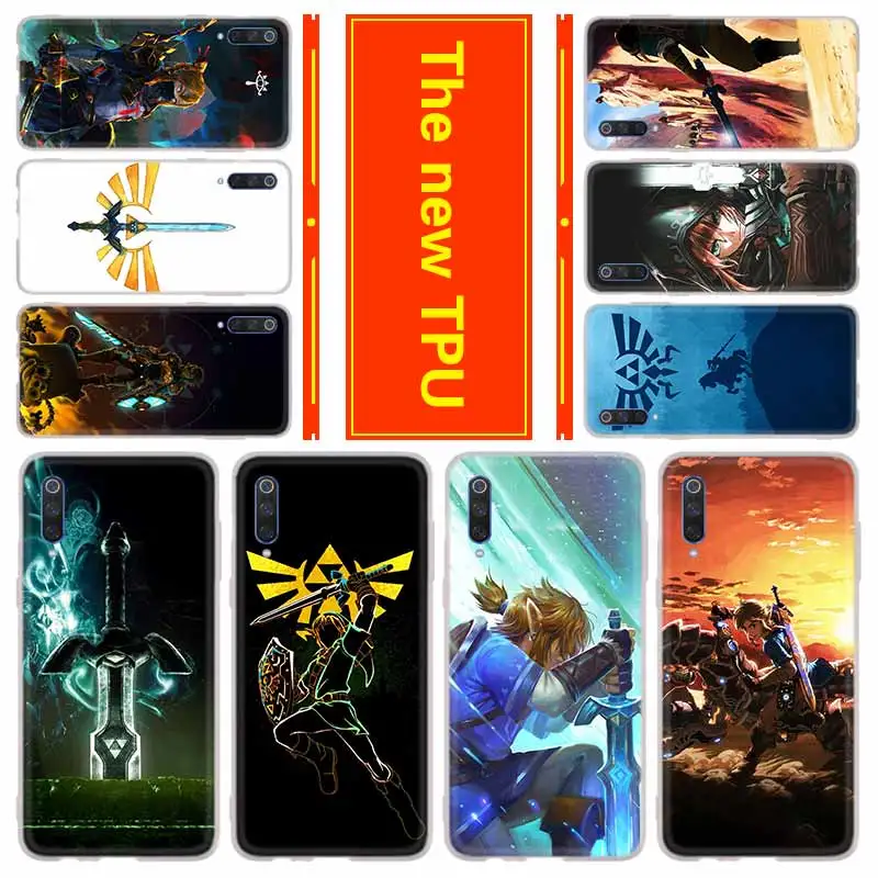 

Phone for Xiaomi 9 SE 8 lite 5X 6X Mi 9 8 A1 A2 F1 MAX 3 MIX 2S Redmi Note 7 6 5 K20 pro go Cover Case Legend Of Zelda
