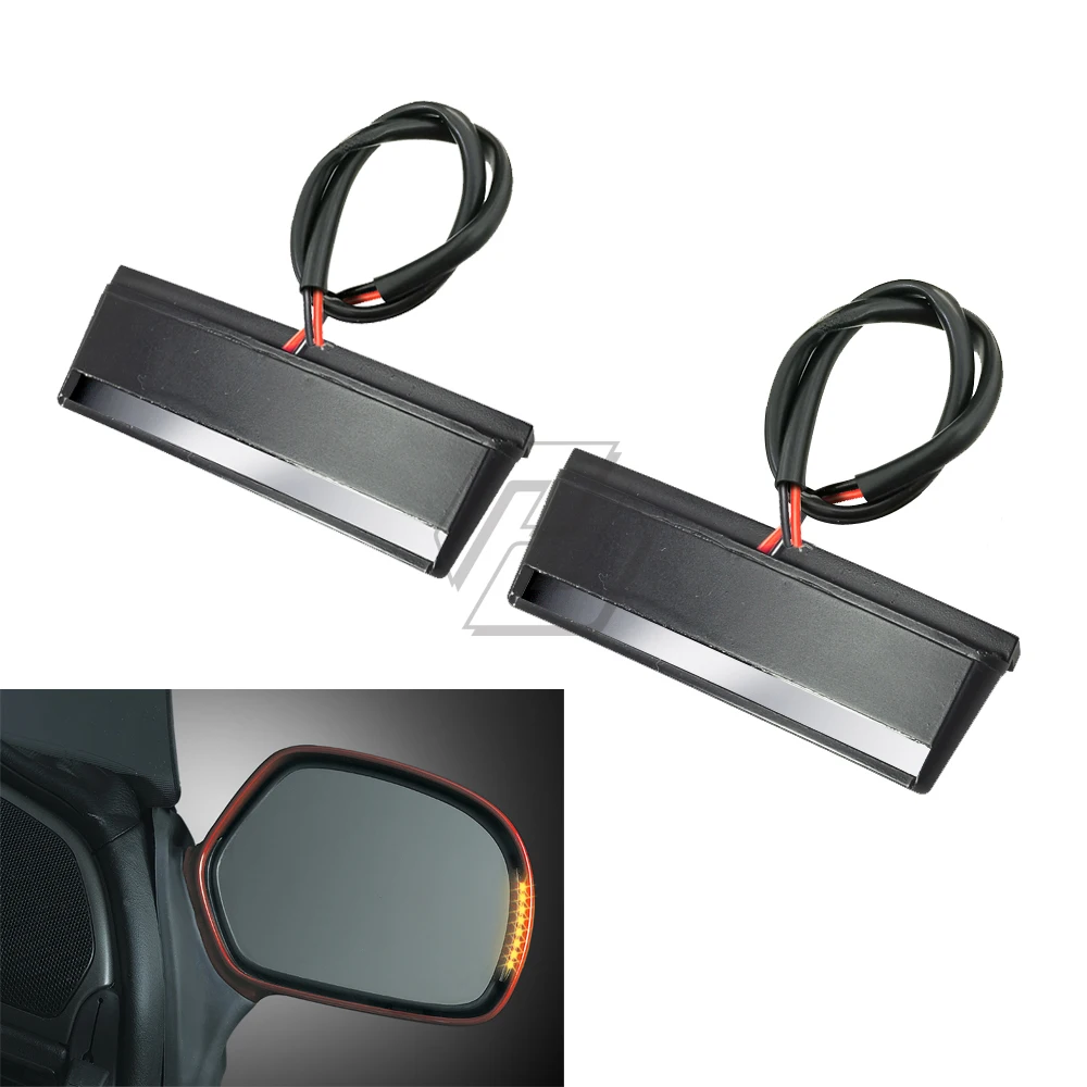 

Motorcycle LED Mirror Light Case for Honda GOLDWING GL1800 Airbag ABS 2001-2017 (#7513)