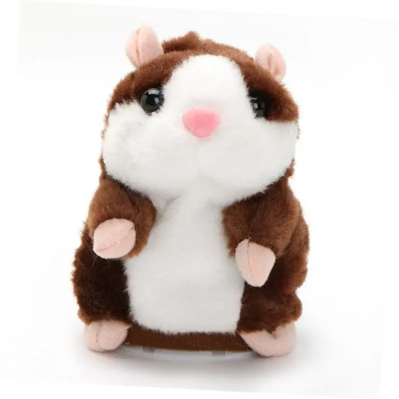 15cm Sweet Talking Hamster Plush Toy Repeat Words Speak Sound Recording Kids Children Fun Toys