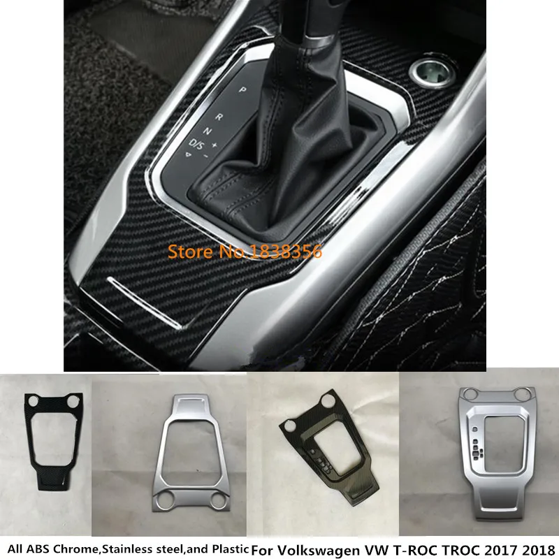 Для Volkswagen VW T-ROC TROC 2017 2018 2019 2020 2021 автомобильный ABS хромированный/углеродное