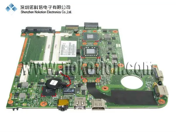 

NOKOTION 584135-001 mainboard FOR HP TM2 laptop motherboard series SLGS4 SU4100 CPU onboard ddr3