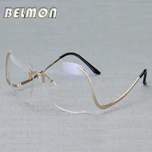 Модные оправы для очков женские компьютерные оптические брендовые прозрачные очки для женщин прозрачные линзы женские RS036