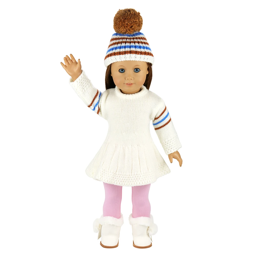 Our Generation Sweater Dress Outfit and Accessories for 18/" Dolls NEW