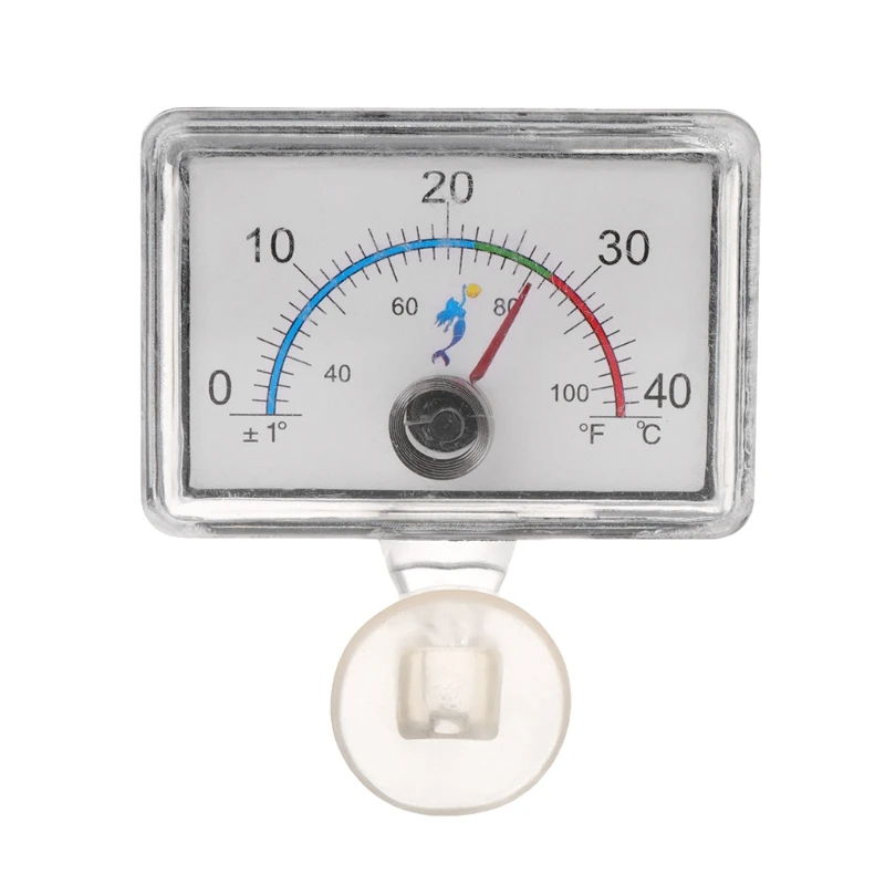 Аквариумный термометр указатель температура аквариума циферблат погружной присоске