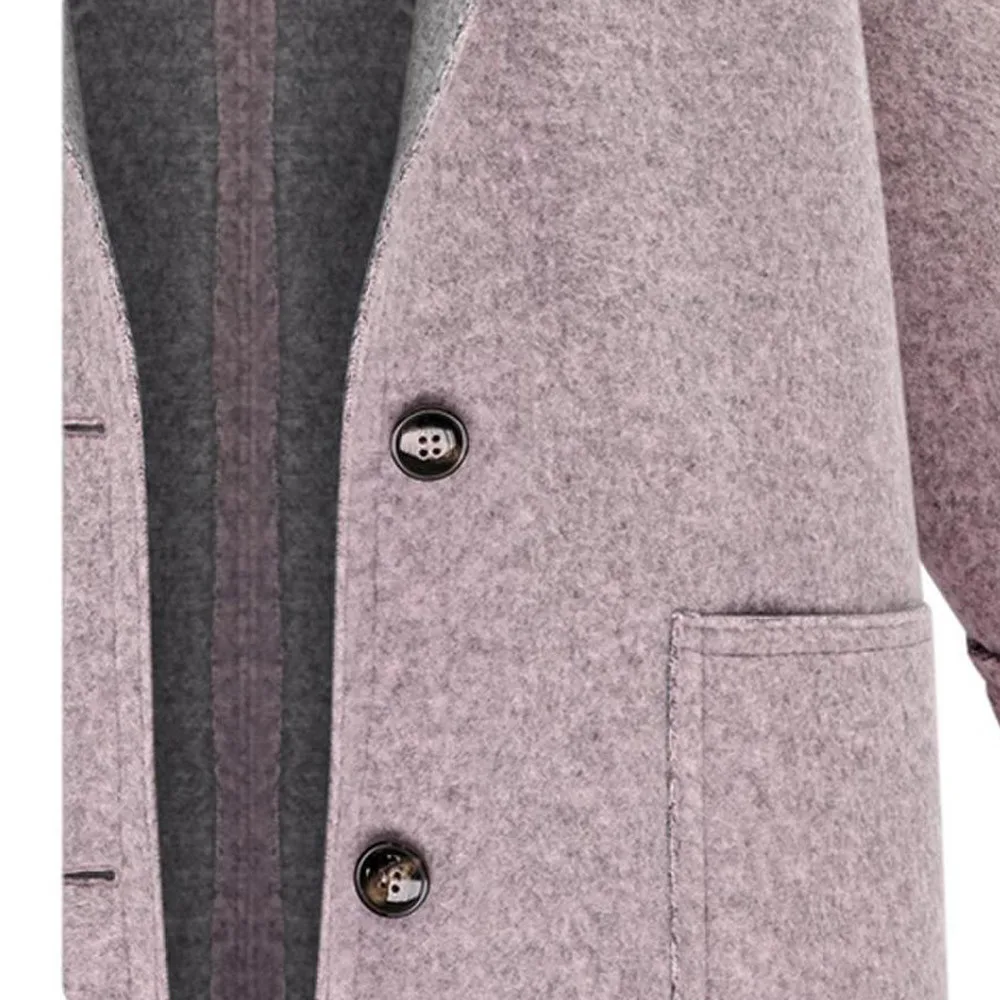 Зимнее женское Шерстяное Пальто с лацканами, однотонный Тренч, куртка свободного кроя, плюс пальто, уличная элегантная женская верхняя одежда, пальто/PT