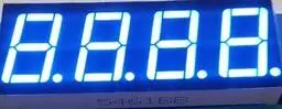 50PCS x 0 56 inches Blue Common Cathode 4 Digital Tube 5461AB LED Display Module