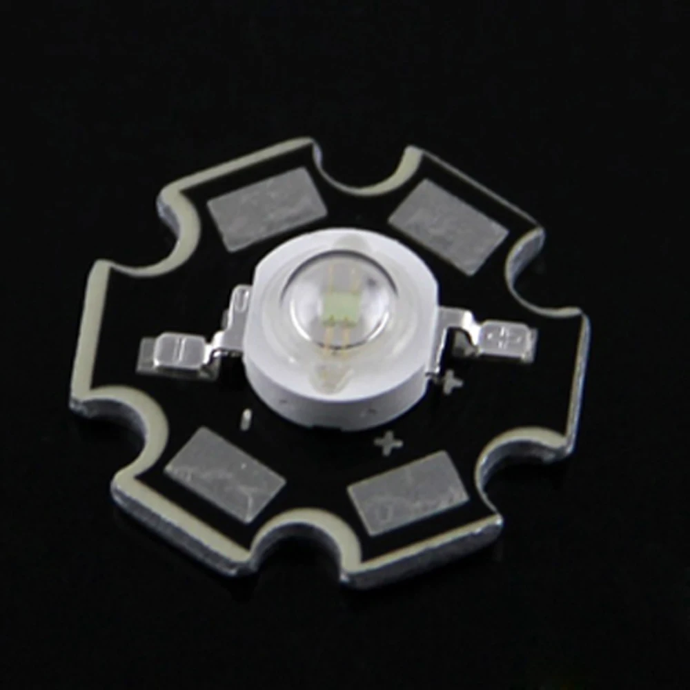 100pcs/lot top led tube led chip 3w 395nm uv led chip 3w uv led 395nm ...