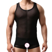 Летняя мужская Нижняя майка без рукавов, мужская одежда с круглым вырезом, тонкая майка, мужское дышащее Впитывающее пот нижнее белье