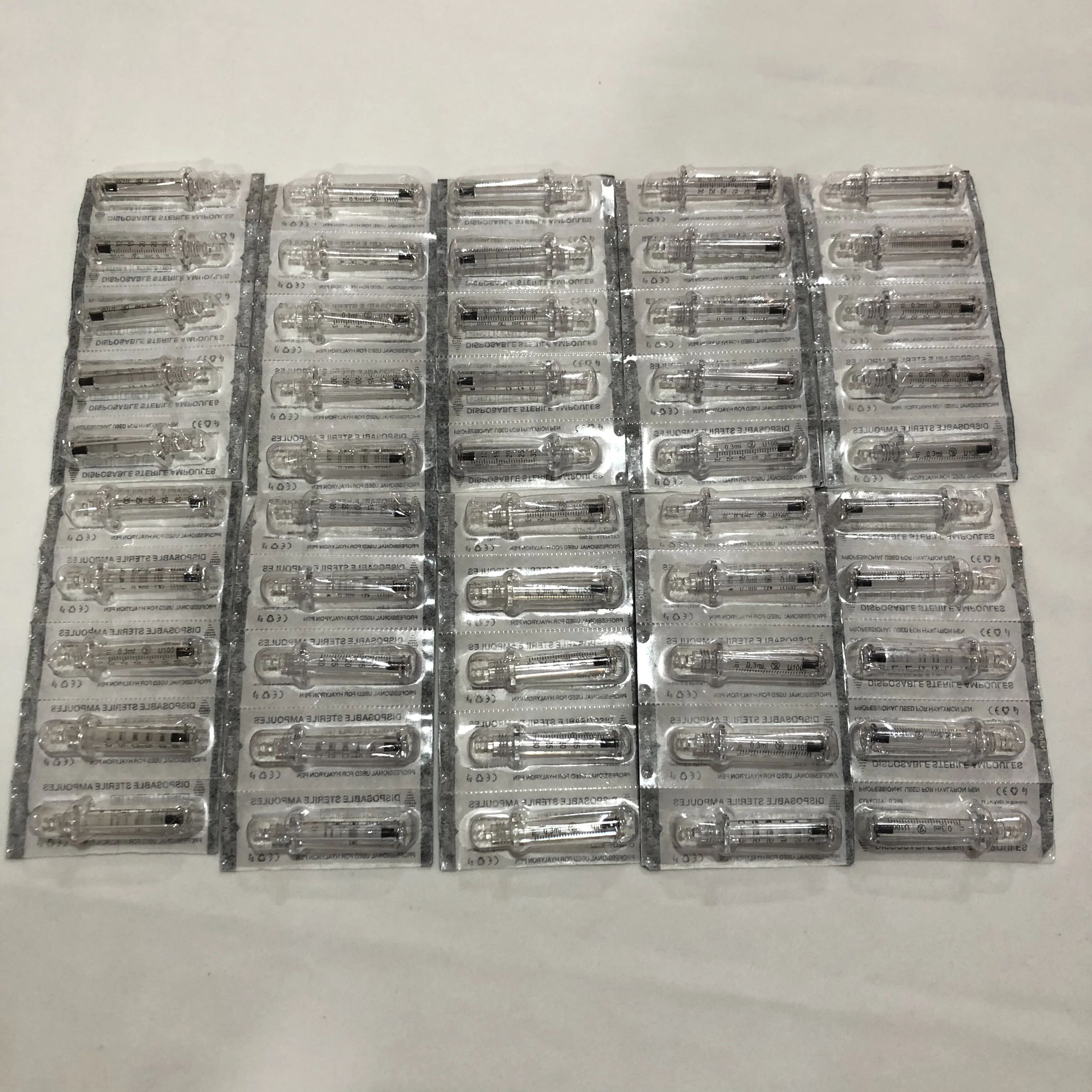 High quality 0.3ML Ampoule head for Tattoo Tip hyaluronic pen High Pressure wrinkle removal water syringe