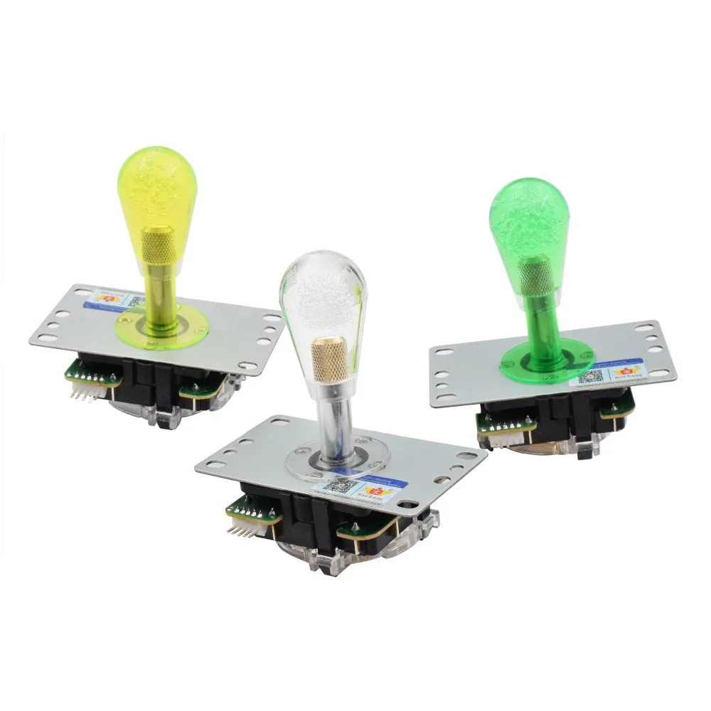

2pcs 4ways Copy Sanwa Joystick With Micro Switch For Game Machine High Quality Multi Color Red Yellow Green Blue White