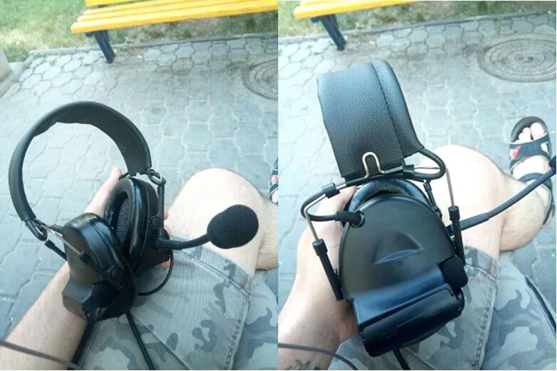 Fone de Ouvido Fone de Ouvido com Cancelamento de Ruído Z-tático Airsoft Elemento Aviação Comtac ii Peltor com Cancelamento de Ruído 2 Softair Esporte 4 Fones de Ouvido tático & Acessórios