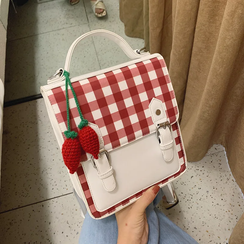 

2019 Women Backpack Totes Sac A Dos Femme Travel Laptop Backpack Strawberry Pack School Backpack Bags For Teenage Girls