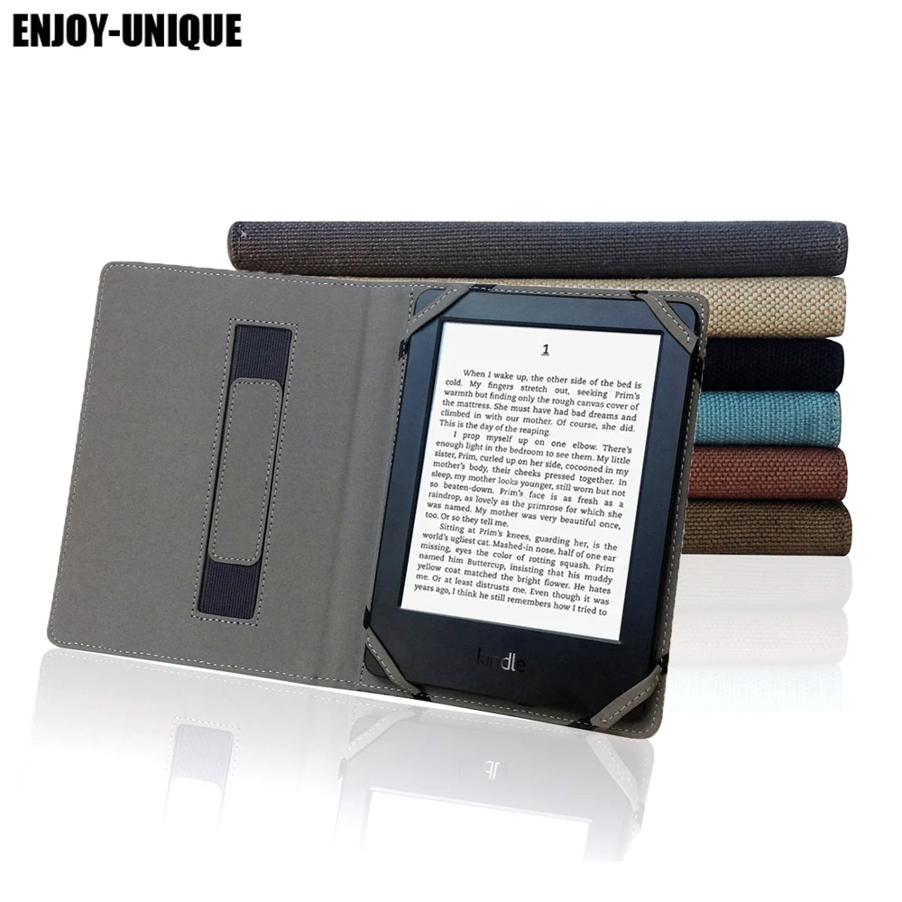 

Natural Linen Case Hand Strap Cover For Onyx Boox Vasco da Gama Reader Hemp Case Pouch Protective Sleeve Holster