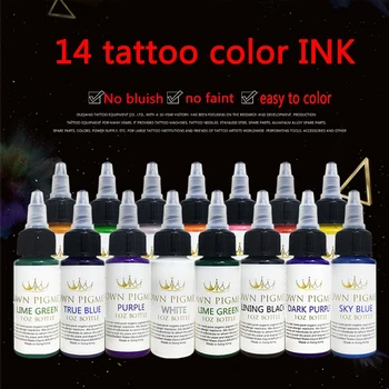 

DLD Pigments for permanent makeup microblade pigment crown tattoo ink 14Colors 1oz