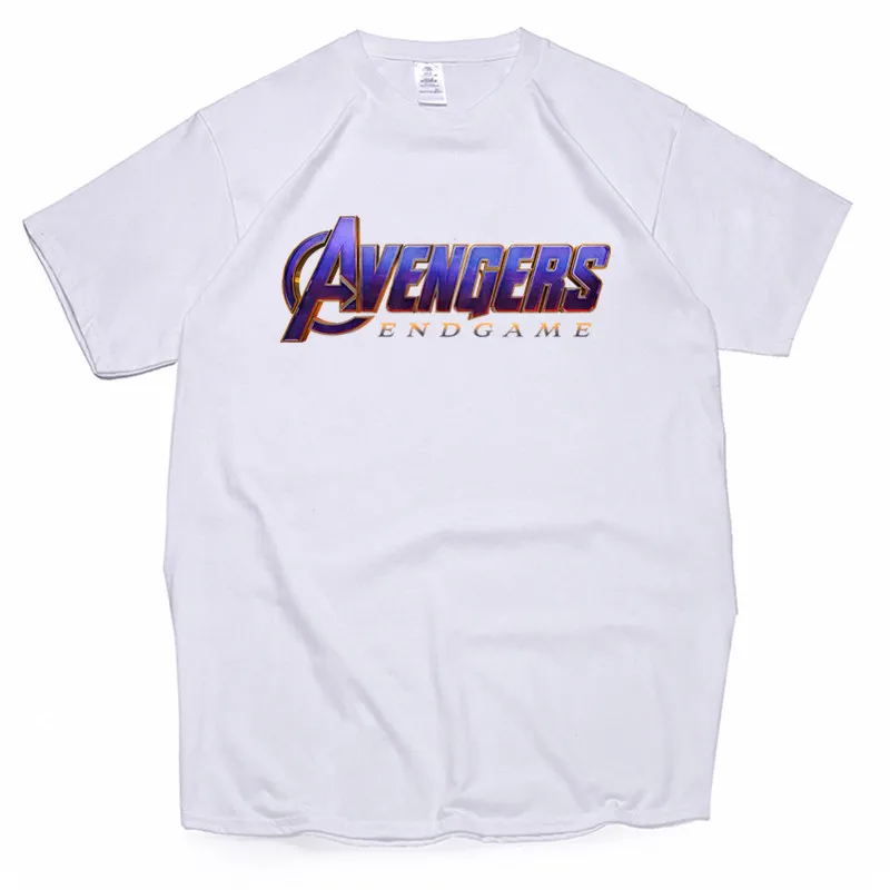 Men's Avengers Endgame Funny Cotton T Shirts Summer Workout Infinity War-Part II T-shirt Avengers 4 Anime T Shirt Dropshipping