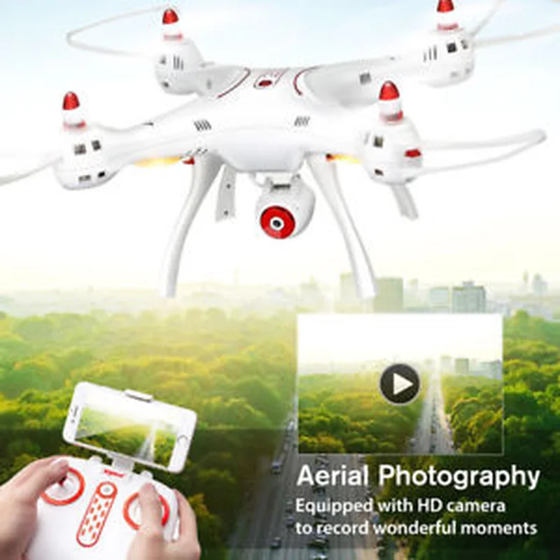 

Syma X8SW RC Quadcopter 720P Camera WIFI FPV Drone Helicopter 2.4G 4CH 6-Axis Altitude Hold RTF Remote Control Helicopters