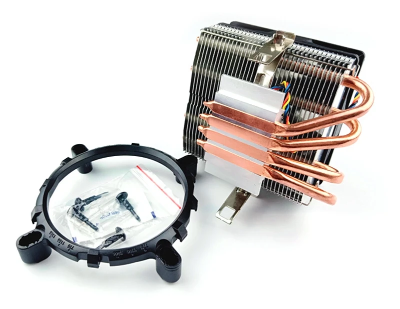Ультра Процессор кулер Медь трубы радиатора HTPC ITX материнской плате компьютера чехол proccesor кулер вентилятор охлаждения для Intel LGA1156 1151 1150 775 AM3 AM4