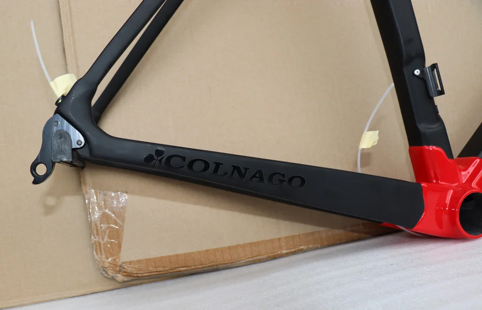 Новое поступление T1100 3K матово-глянцевая черная красная Colnago C64 карбоновая рама велосипеда с 16 цветами на выбор