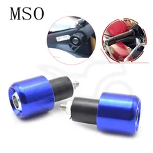 Universal 7/8 “22mm Cap Plugs Pesos Da Motocicleta CNC Guiador Grips Bar Ends Slider Para Honda Yamaha Kawasaki Sujeira bicicleta