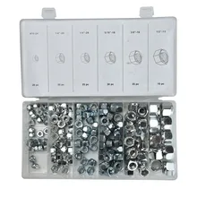 150 PC нейлоновая гайка с замком/винт британские Аппаратные фитинги Amazon Express электронная коммерция