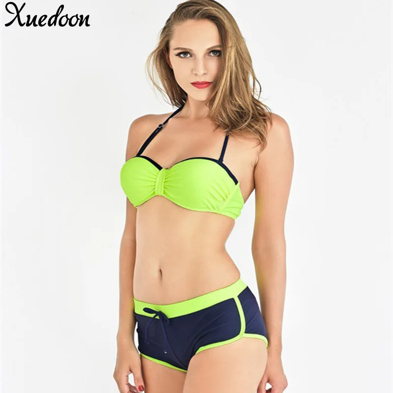 

Women Swimwear 2017 Sport Bikini female Sexy Swimsuit Set sporting Bathing Suit Swimwear Push Up High Quality bikini B0004