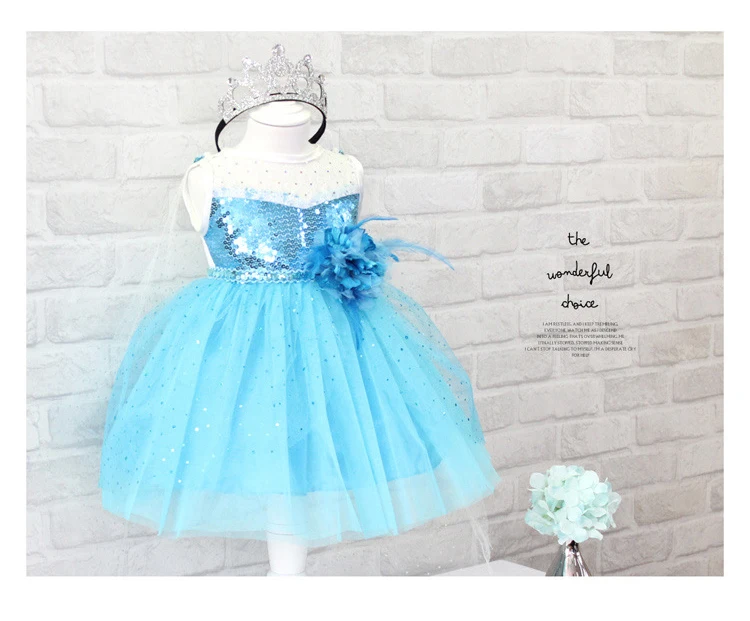 Vestidos De Bebes Elsa Anna Sleeveless Kids Girls Movie Costumes Ball Gown Princess Clothing Summer Style Party Dresses Ds191 Dress Extension Dresses Lingeriedress Origin Aliexpress