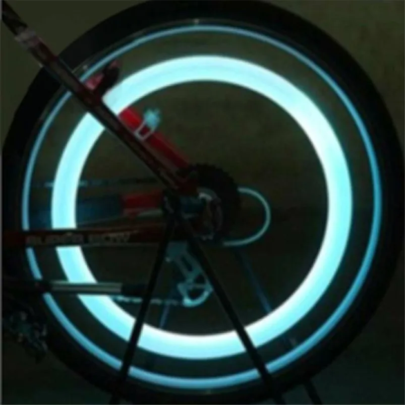 Super LED Bike Lights Spoke Wire Tire Tyre Wheel Bicycle LED Multicolor Bright Lamp shockproof Cycling Accessories #4S09  (7)