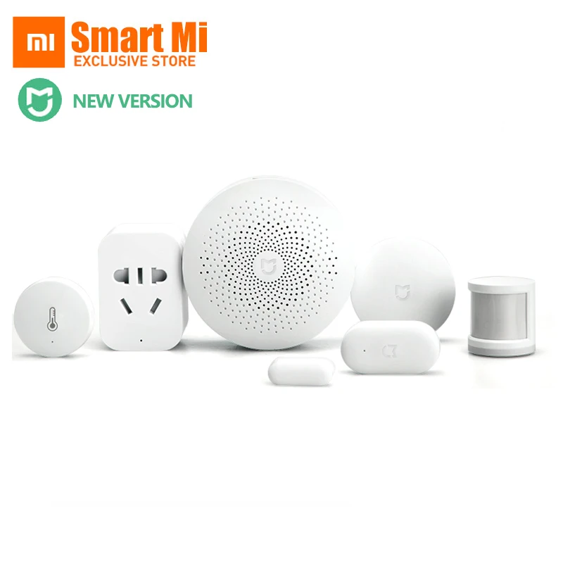 

Original Xiaomi Smart Home Sets Gateway 2 Door Window Sensor Human Body Sensor Wireless Switch Multifunctional Smart Devices Kit
