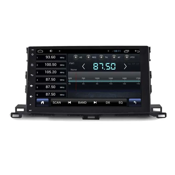Flash Deal DSP Carplay 2GB Ram 32G Rom Android 7.1 10.2inch Car Radio Gps For Toyota Highlander 2015 Audio Vedio Stereo Media  Navigat 4
