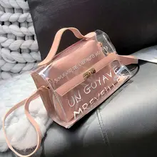 Брендовые женские сумки, прозрачная сумка из прозрачного ПВХ желе, маленькая сумка-тоут, сумки-мессенджеры, женские сумки через плечо, сумки-клатчи