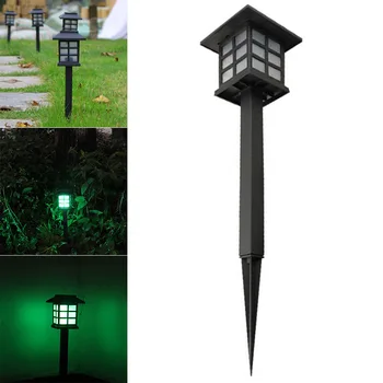 

2 Pieces Solar Outdoor Small Palace Lantern Rainproof LED Garden House Light CLH@8