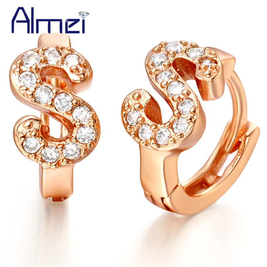 Letter S Earrings For Women Orni Silver Jewelry Penntes Stud Letter S Earrings For Women Orni Silver Jewelry Penntes Stud Earring Love Whole Ornamentation New Ulove R620 Gaowen In From
