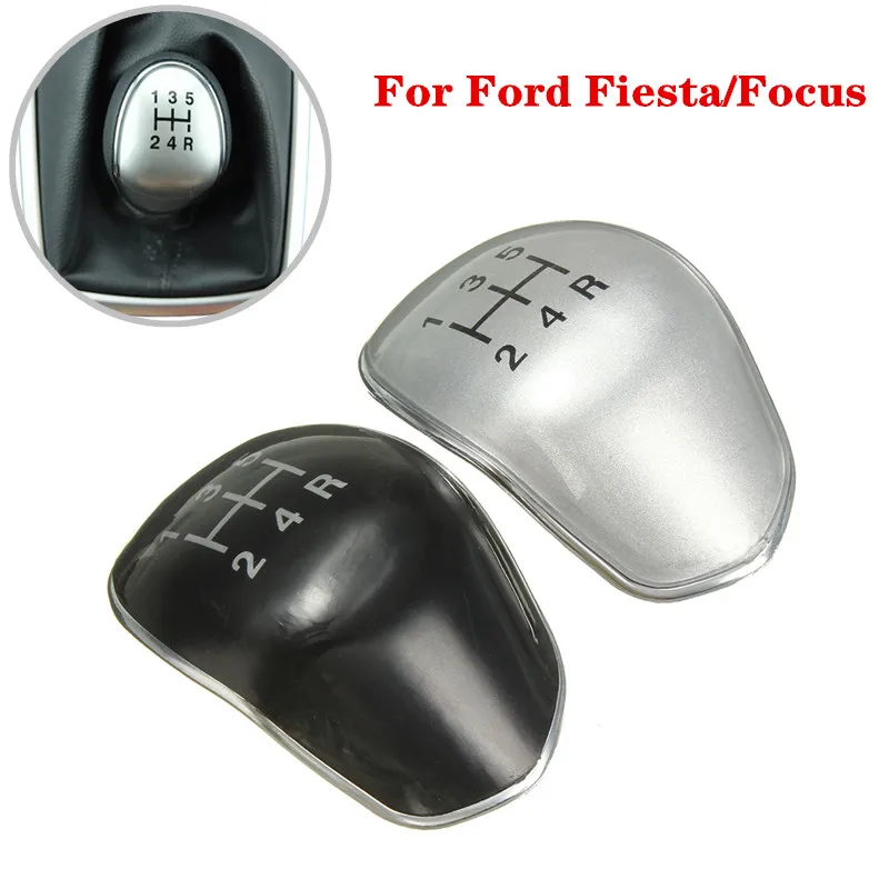 

5 Speed Car Gear Shift Knob Head Cap Cover For Ford Fiesta/Focus Auto Replacement Parts ABS Plastic