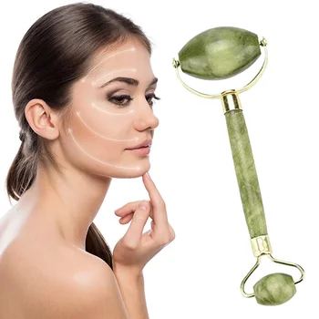 

Double Head Facial Massage Roller Jade Face Slimming Body Head Neck Nature a Device Drop Shipping 10