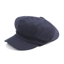 Кепка газетчика теплая зимняя восьмиугольная шляпа для мужчин и женщин Gatsby ретро плоские шапки для мужчин и женщин