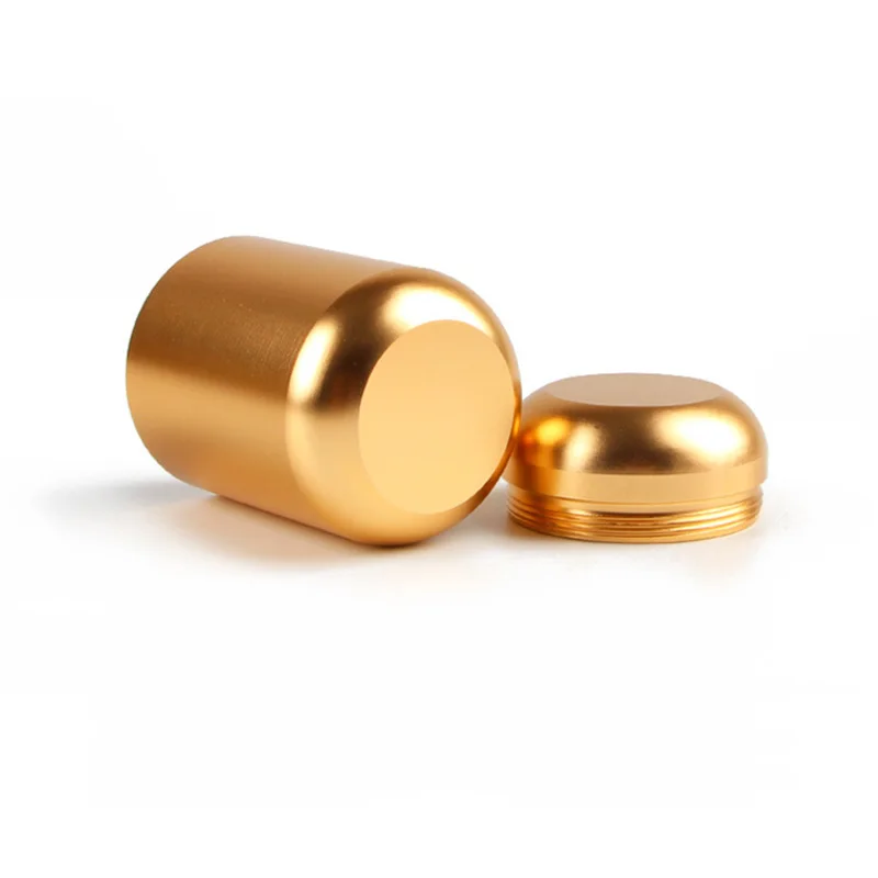 New Aluminum Tea Container Smell Proof Sealed Coffee Powder Containers Caddy Hurb Storage Boxes Portable Travel Tea Bag Cans