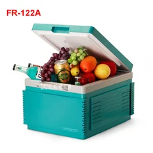 FR-122A портативная морозильная камера 12 л миниатюрный холодильник, холодильник для дома автомобиля с двойным использованием компактный автомобильный холодильник 12/220 в температурные вариации