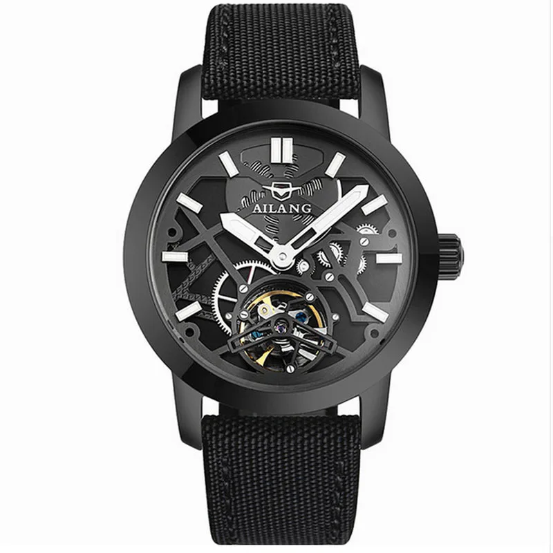 

AILANG top brand men's wrist watch, Swiss gear S3 military waterproof reloj, diver watch, automatic winding clock,skeleton watch